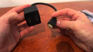 Hdmi Splitter  Send Hdmi signal to two TVs [upl. by Derdle]