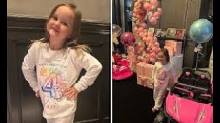 Tamara Ecclestone spares no expense as she rings in daughter Serenas fourth birthday [upl. by Utica]