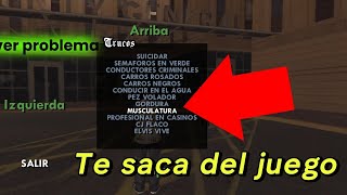 Cómo resolver el problema de musculatura o gordura en GTA San😁 [upl. by Mae]