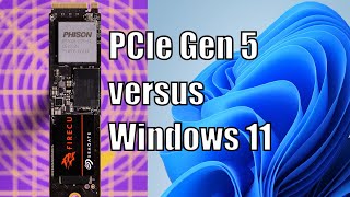 Should you use PCie Gen 5 NVMe as a boot drive Will Windows work [upl. by Divd]