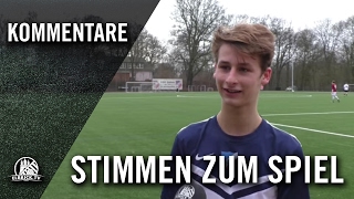 Die Stimmen zum Spiel SC Nienstedten II  SC Condor U16 BJunioren Landesliga  ELBKICKTV [upl. by Nawk]