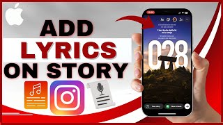 How to Add Lyrics In Instagram Story  Music Sticker Instagram Story [upl. by Sybil]