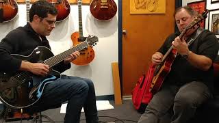 UNT Professor Davy Mooney playing Wave at Benedetto Guitars is Savannah [upl. by Nevlin]