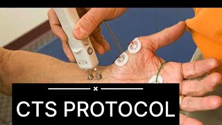 CTS PROTOCOL  HOW TO DO carpal tunnel syndrome study neurology neurotech emg ncs [upl. by Burkhardt]