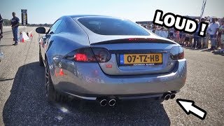 Jaguar XKR 42 V8 Supercharged Loud Exhaust Sound [upl. by Goodson17]