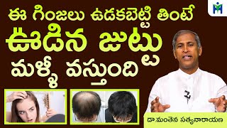 ఈ గింజలు ఉడకబెట్టి తింటే ఊడిన జుట్టు మళ్ళీ వస్తుంది  Dr Manthena Satyanarayana Raju  Health Mantra [upl. by Ahsehyt]