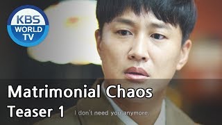 Matrimonial Chaos  최고의 이혼 TeaserVer1 [upl. by Perrie494]