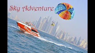 Parasailing Experience in Dubai Marina [upl. by Maurilla589]