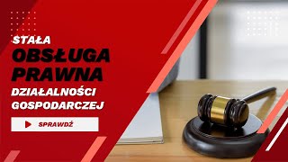 Stała pomoc prawna dla działalności gospodarczej w 2021 roku [upl. by Sirronal674]