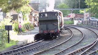 Pannier Tank 5764 Arrives Highley SVR 9th August 2009 [upl. by Lora]