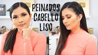 Trucos Para Peinarte Facil y Rapido Con Cabello Liso 🦄 Bessy Dressy [upl. by Cogn]