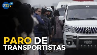 Paro de transportistas Policía refuerza seguridad y garantiza el libre tránsito en Lima [upl. by Cirded3]