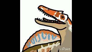 DRAWING SPINOSAURUS from Jurassic World Alive shorts dinosaurs spinosaurus jurassicworldalive [upl. by Nazler]