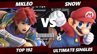 Kagaribi 12  MkLeo Byleth Roy Vs Snow Mario Smash Ultimate SSBU [upl. by Kelvin468]