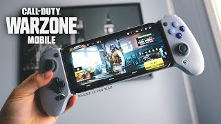 Warzone Mobile on my iphone 15 pro max amp Gamesir Controller Settings Gameplay POV [upl. by Ahola]