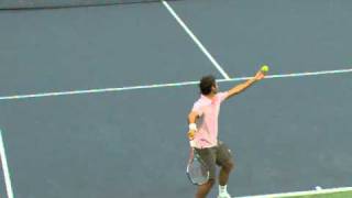 Roger Federer serve [upl. by Ainorev]