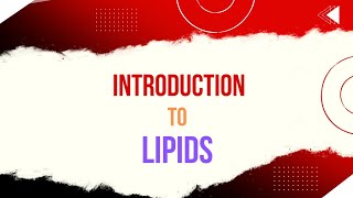 Introduction to Lipids Bio chemistry  Microbiology Biotechnology [upl. by Ikila]