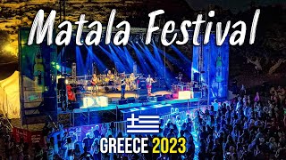 Matala Festival 2023 highlights Crete Greece Kreta 2023 [upl. by Orips148]