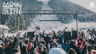 Aaron Sevilla at Ski Resort Bansko Bulgaria  Afro House [upl. by Billye]