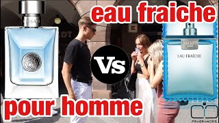 Versace pour homme vs Versace man eau fraîche  fragrance test [upl. by Devan]