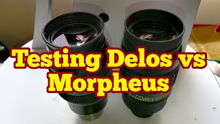 Comparing Televue Delos 14mm And Baader Morpheus 14mm Optics Review Daylight Use [upl. by Adnahsor]