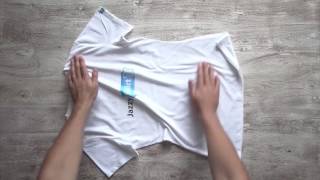 TShirt falten in 2 Sekunden  Tipps amp Tricks [upl. by Cly396]