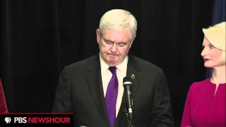 Watch Newt Gingrichs Full Speech Announcing End of Presidential Campaign [upl. by Aronle]