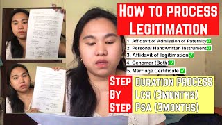 How to correct your PSA Birth Certificate  Joint Affidavit of Legitimation [upl. by Zsa]