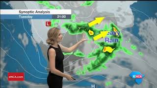 eNCA Weather Evening  05 December 2017 [upl. by Derick]