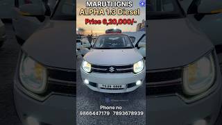 Used cars in hyderabad  MARUTI IGNIS ALPHA 13 Diesel limit edition second hand car [upl. by Wye]