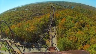 Wildfire front seat onride HD POV Silver Dollar City [upl. by Aramoj600]