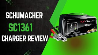 Schumacher SC1361 Fully Automatic Jump Starter and Battery Charger Review – Specs Features amp More [upl. by Littlejohn]