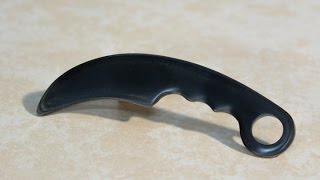 Making a Training Karambit  Easy DIY Project [upl. by Gathers]