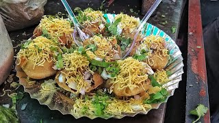 Yummiest Dahi Puri Ever  Dahi Puchka Making  Street Food India  Dahi Puri Street Food [upl. by Stargell380]