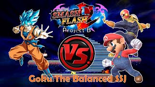 SSF2 Project B Patch 9 What if GOKU THE BALANCED SSJ DBS [upl. by Leighton]