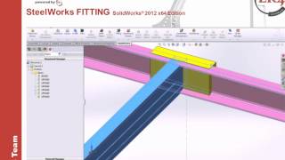 SolidWorks PLUG IN  EK4 SteelWorks  Es4 [upl. by Lashar]