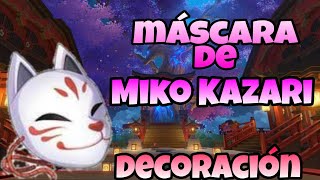 Como conseguir la quotMáscaraquot de Miko Kazari para tú Relajatetera  Genshin Impact [upl. by Ardnassak]