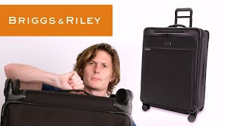 Not Worth the Weight  Briggs and Riley Baseline Softside Suitcase Review Large Check Luggage [upl. by Heyra]