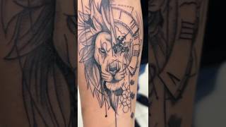 lion Tattoo for men lion tattooyatri liontattoo [upl. by Annoit]