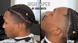 Haircut Turorial  High Taper [upl. by Hurwit]