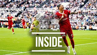 INSIDE Newcastle Utd 12 Liverpool  INCREDIBLE behindthescenes from dramatic comeback [upl. by Ivzt664]