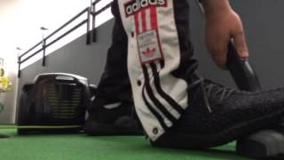 Vacuumcleaning with YEEZY Boost 350 on foot [upl. by Decca893]