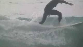 Surfing Hot Water Beach in New Zealand [upl. by Emyaj653]