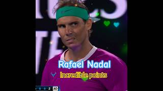 Rafael Nadal ❤️ Incredible points 😍👍⭐ [upl. by Acinnor]