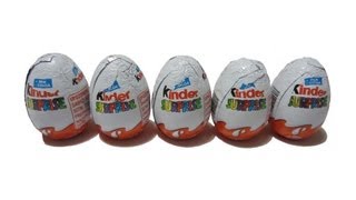 5 Kinder Surprise Eggs Unboxing HobbiesHobbies [upl. by Drofniw534]