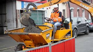 Terrassement viabilisation réseau sec pavage enrobé dans le PasdeCalais  SED TRAVAUX PUBLICS [upl. by Nidak]