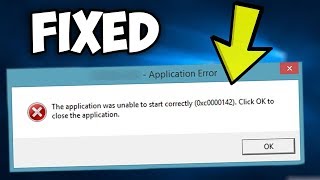 2024 Fix The Application Was Unable to Start Correctly 0xc0000142 Error in Windows 10 [upl. by Radborne823]