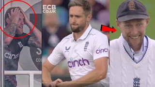 Joe Root Ben Stokes Shocking reacts when Chris Woakes starts Spin Bowling vs SL Eng vs Sl 3rd Test [upl. by Yve]