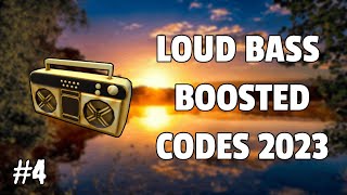 LOUD BASS BOOSTED Roblox Ids WORKING 2023 [upl. by Lleneg]