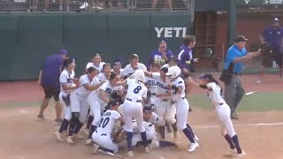 Walkoff GRAND SLAM by ANDREA ORTIZ to win state for Weslaco 🏆 🥎 [upl. by Glennie974]